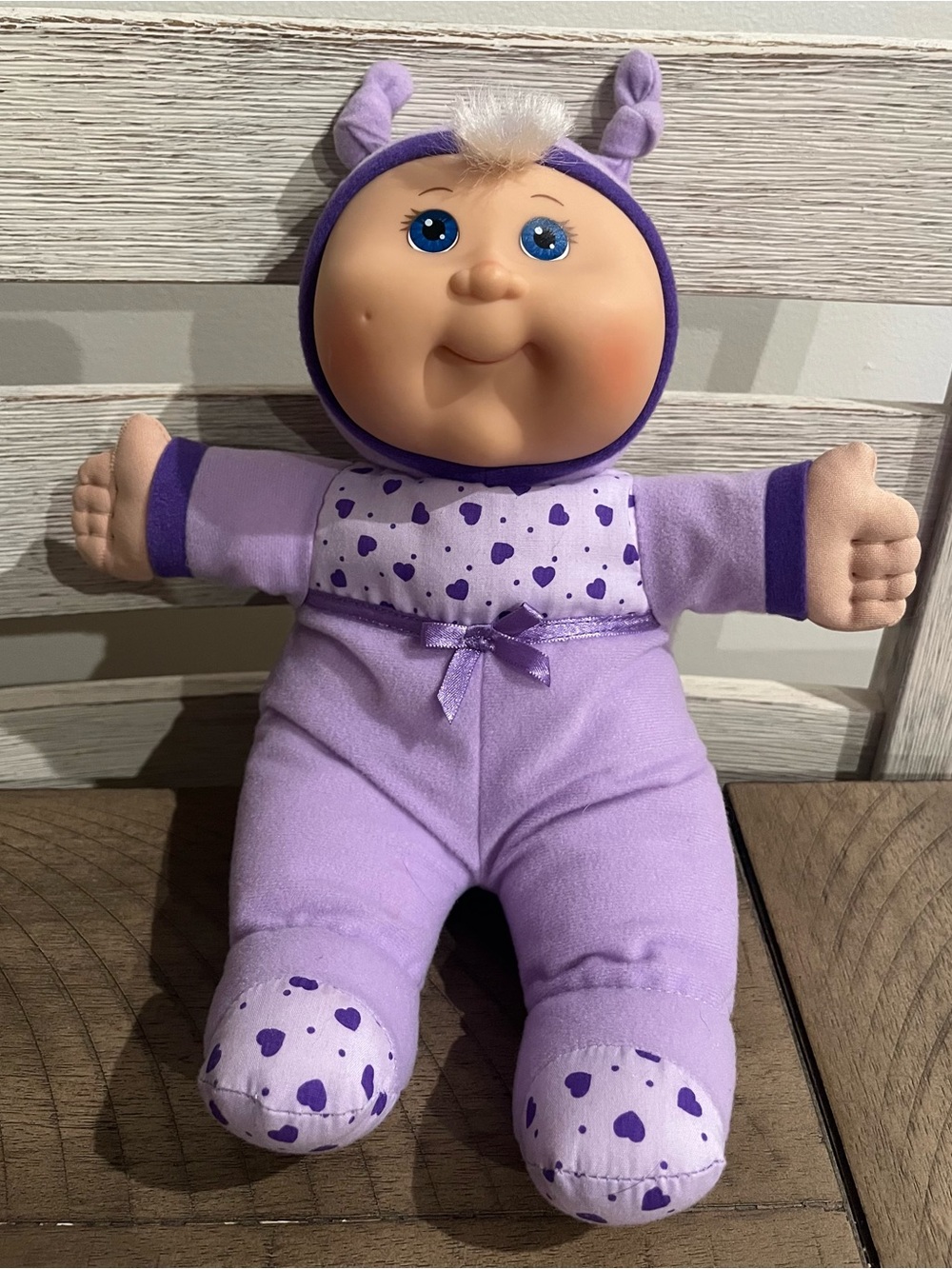 Cabbage Patch Kid Purple Doll Plush Original Appalachian Artworks 2009, 1978 VTG
